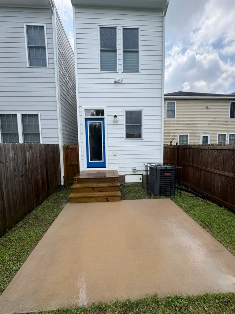 Concrete Patio Cleaning