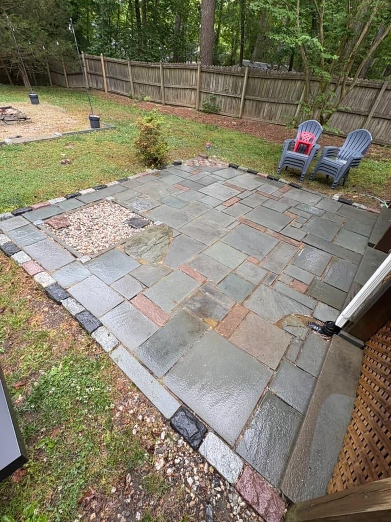 Natural Stone Patio Cleaning