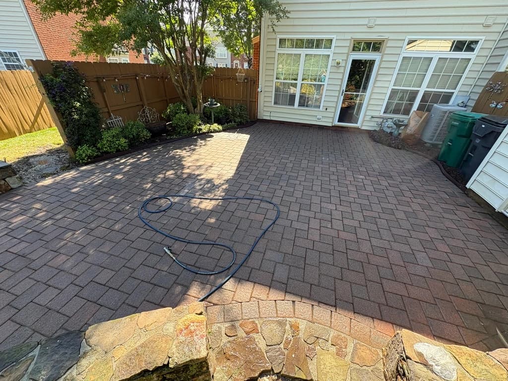 Paver Patio Cleaning